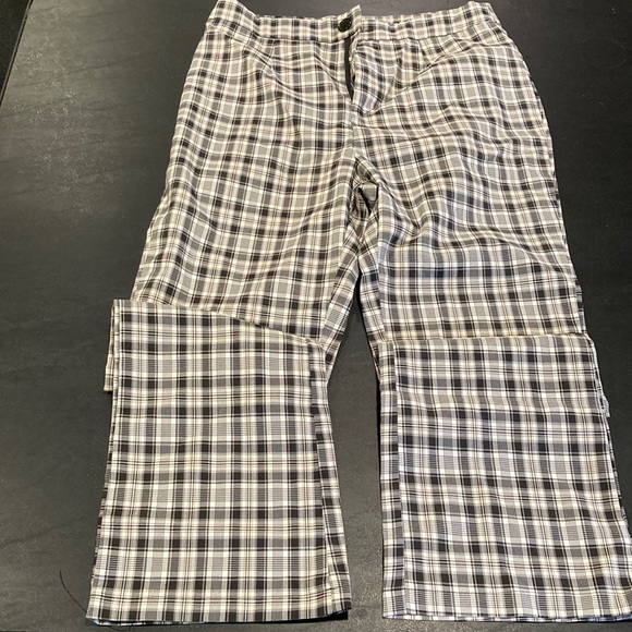 Shein Checkered Slacks - Picture 1 of 5